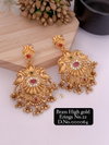 2 Earrings Brass High Gold Jumka Butti Wholesale Price In Surat
